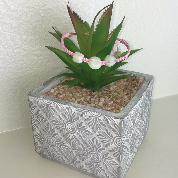 Handmade Chinese Knotting Bracelet W/ Glass Beads - Picture 2 of 8